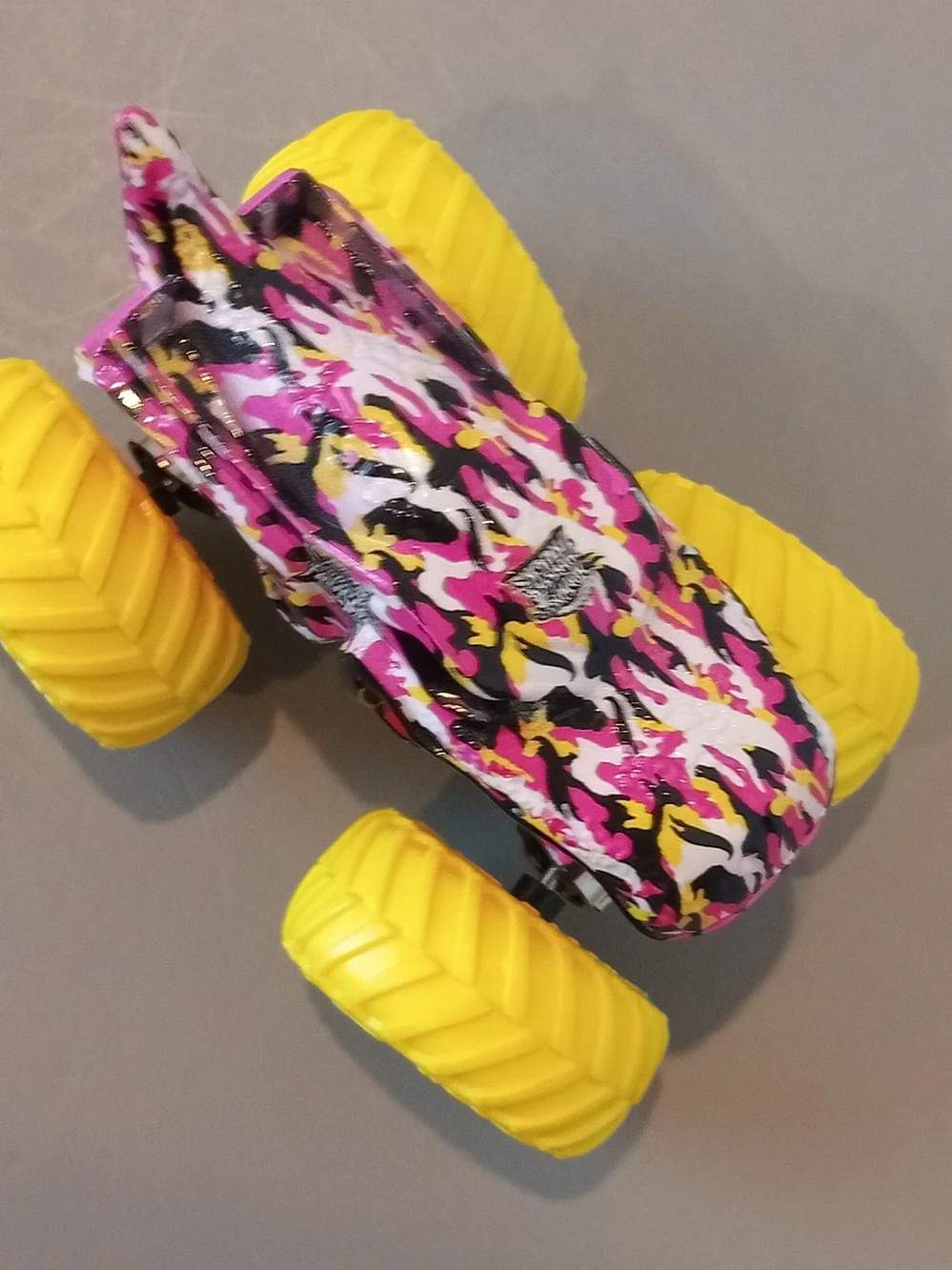 Yellow Turbo Wheel ATV Mega Rex Monster Truck Toys